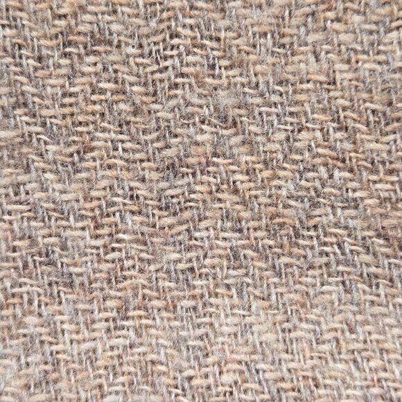 NWOT Lightweight Woven Cashmere Scarf in Brown Tones - Picture 13 of 14